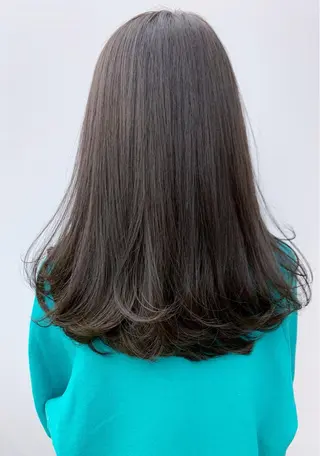 セミロング カラー 縮毛矯正×髪質改善 店長　DAITOのヘアスタイル