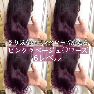 セミロング カラー 髪質改善/縮毛矯正/ トリートメント/庭田のヘアスタイル
