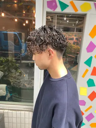 ショート パーマ メンズ Riganuts王子 Hayato✂︎のヘアスタイル