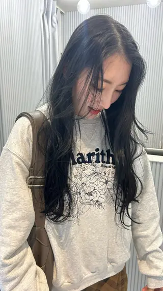 ロング カラー じゅわっと暖色カラー 🍊Moemiのヘアスタイル