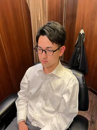 ミディアム 長野 風人のヘアスタイル