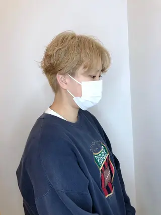 ショート カラー ☕️ベージュカラー 内藤光哉☕️のヘアスタイル