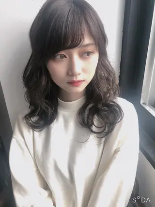 ミディアム 時末侑実 桜井駅のヘアスタイル