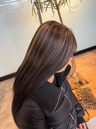 ロング 花井さくら🇺🇸 /デザインカラー🌈のヘアスタイル