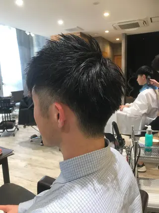ショート カラー パーマ ヘアアレンジ メンズ キッズ ネイル マツエク・マツパ EnBlesS西宮 マンツーマン神道有基のヘアスタイル