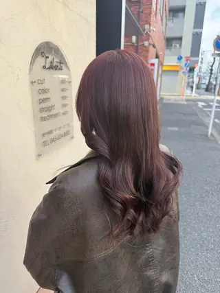 ロング カラー 🍒暖色🍒髪質 改善_yura🐰のヘアスタイル