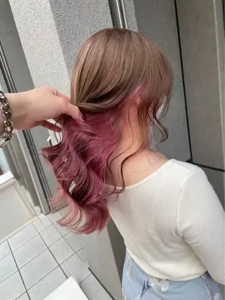 ロング 島川 蒼梧のヘアスタイル