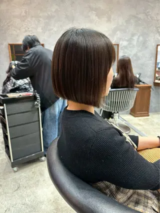 ショート 韓国ヘア/透明感 カラー/金子 愛優のヘアスタイル