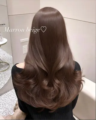 ロング カラー 🩷韓国ヘア/ヨシン モリ🩷Maikaのヘアスタイル