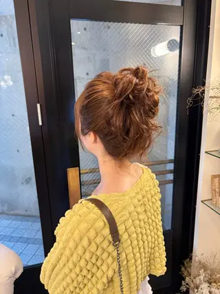 セミロング ヘアアレンジ Konomura Neneのヘアスタイル