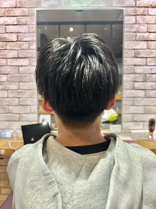 メンズ 🎀ワンレンボブ🎀 ワンカラー　あゆみのヘアスタイル