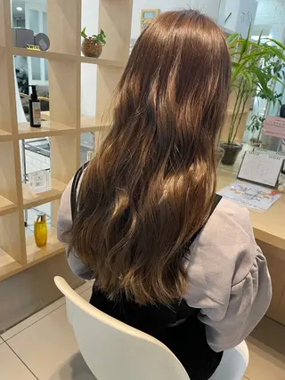 ロング カラー ❤︎韓国レイヤー❤︎ アカリのヘアスタイル
