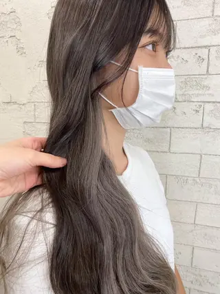 ロング カラー 【髪質改善　韓国 風】maya🐰♡のヘアスタイル