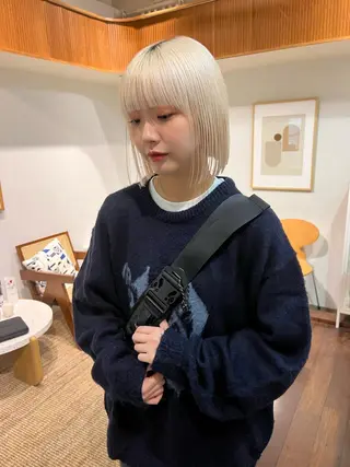 ショート masa/ボブ特化/ ぷつっとボブのヘアスタイル