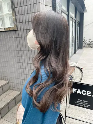 ロング カラー 野町好花 レイヤー/髪質改善のヘアスタイル