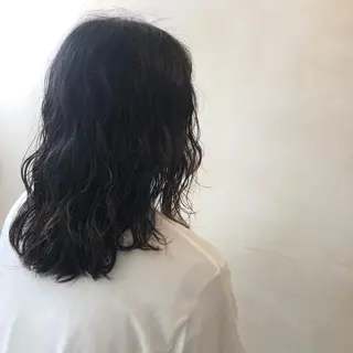セミロング ショート/パーマ/ カラー/FUKOのヘアスタイル