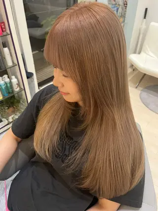 ロング カラー R u i/ブリーチ /京都/河原町のヘアスタイル