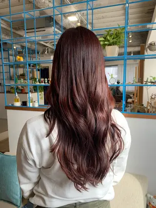 ロング 山中 かりんのヘアスタイル