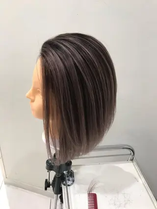 カラー クロスパーマ松永裕久 似合わせカットのヘアスタイル