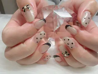 ネイル ハッピーネイル 蘭のネイルデザイン