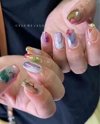 ネイル わたなべ ちかのネイルデザイン