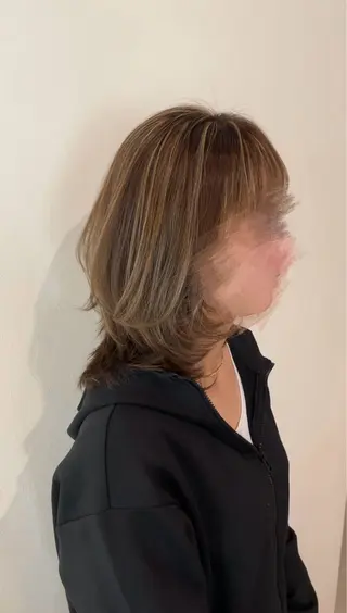 セミロング add-Lamp hair所属・シュリ /岐阜のヘアスタイル