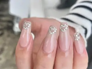 ネイル Shis_🦄shi 韓国風キラキラネイルのネイルデザイン