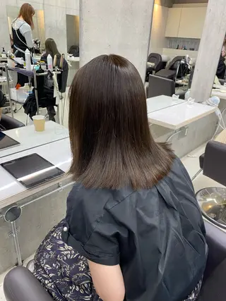 ミディアム カラー うる艶ヘア♡韓国好き 透明感　shotaのヘアスタイル