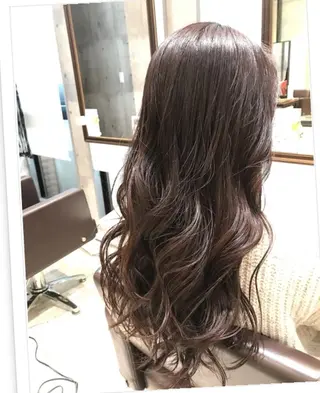 ロング カラー パーマ ヘアアレンジ メンズ キッズ ネイル マツエク・マツパ EnBlesS西宮 マンツーマン神道有基のヘアスタイル