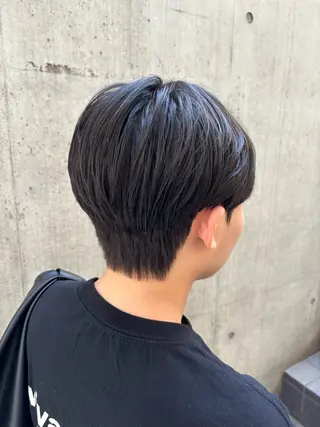 ショート パーマ メンズ カルマパーマ韓国ヘア shiryuのヘアスタイル