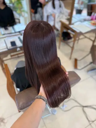 ロング カラー ゆめ🫧ツヤ髪🧊 透明感カラー/まつパのヘアスタイル