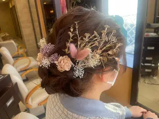 カラー ヘアアレンジ 透明感カラー✨艶髪 制作🌱山根あゆみのヘアスタイル