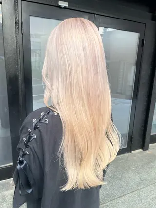 ロング カラー ハイトーン/韓国風/ 艶髪/吉祥寺のヘアスタイル