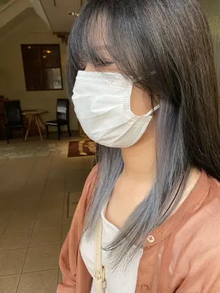ロング カラー パーマ ヘアアレンジ メンズ キッズ ネイル マツエク・マツパ 🌈髪質改善・美髪矯 正・平野瀬乃🌈のヘアスタイル