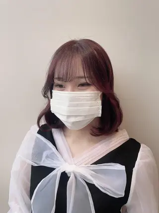 ミディアム ❤︎︎韓国ヘア❤︎︎ 𝑺𝒉𝒊𝒉𝒐のヘアスタイル