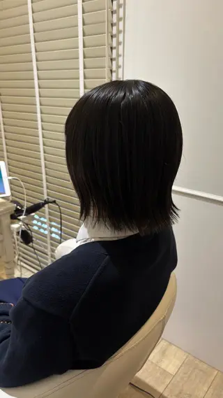 ロング カラー 似合わせ 顔周りYUUGAのヘアスタイル