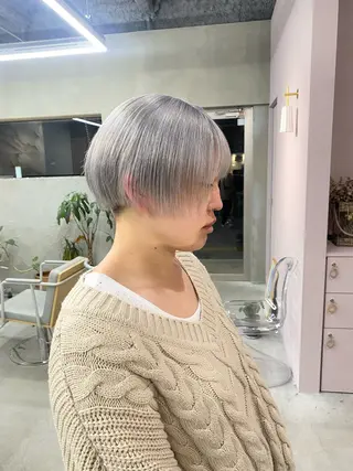 ショート カラー 前橋 姫奈のヘアスタイル