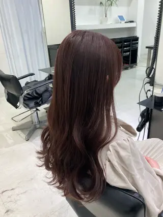 カラー 💖ブリーチなし透明 感💖ASAHIのヘアスタイル