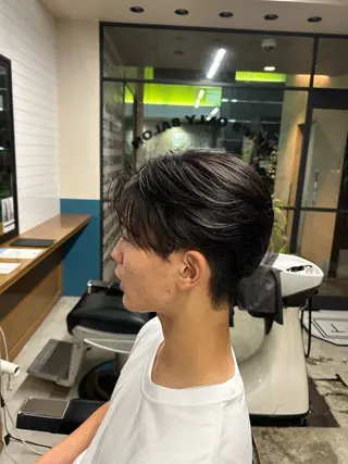 ミディアム カラー パーマ ヘアアレンジ メンズ メンズ カラー特化/ カラー特化/池田海斗のヘアスタイル