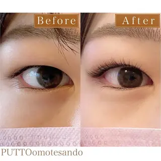 マツエク・マツパ PUTTO omotesandoのマツエク・マツパデザイン