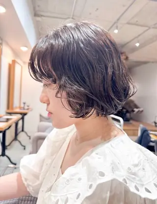 パーマ ハイトーン/パーマ 大名 sakiのヘアスタイル