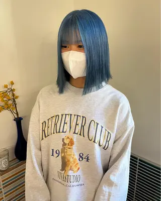 ミディアム カラー 🩷ハイトーン透明感 レイヤー🩷ユリカのヘアスタイル
