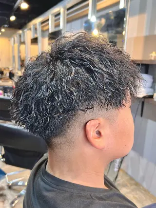 ショート パーマ メンズ メンズパーマ職人 加藤 弘貴のヘアスタイル