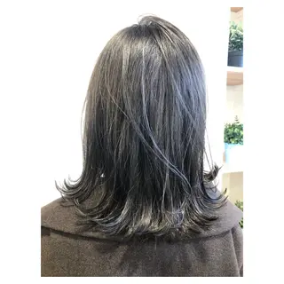 ミディアム 🦄心でカット🦄 🌈まさきうらん🌈のヘアスタイル