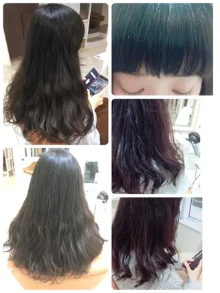 ミディアム セミロング パーマ 中本 勝彦のヘアスタイル