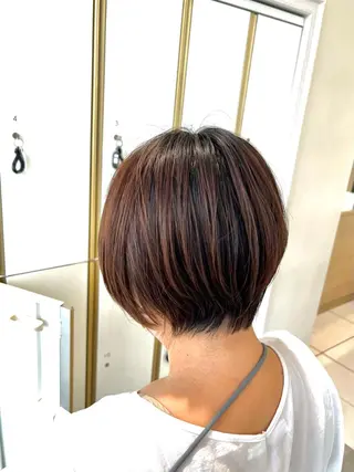 ショート バレイヤージュ/ヘア アレンジ/shionのヘアスタイル