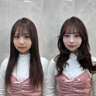 CYM所属・ワンカラー/レイヤー 🩷モエのヘアスタイル