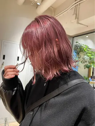 ロング カラー 🩷ダブルカラー/ 暖色カラー🌟るみのヘアスタイル