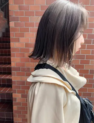 ミディアム 丹羽大喜 縮毛矯正/美髪矯正のヘアスタイル