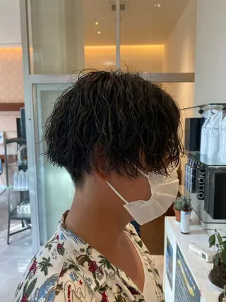 パーマ メンズ 松林 大暉のヘアスタイル